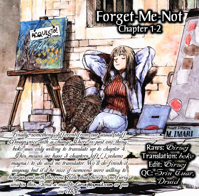 Forget-me-not Chapter 1 page 12 - Chapter 1 : Such Sorrow in Venice