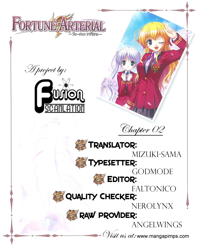 Fortune Arterial - Character's Prelude Chapter 2.2 page 17 - Chapter 2 v2 : Togi Shiro - Naive Heart-