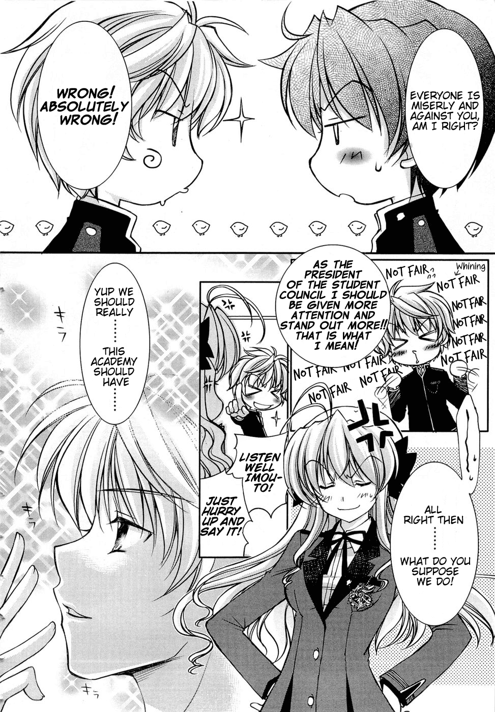 Fortune Arterial - Character's Prelude Chapter 9.2 page 3 - Chapter 9 v2 : Student Council President's Agony [End]