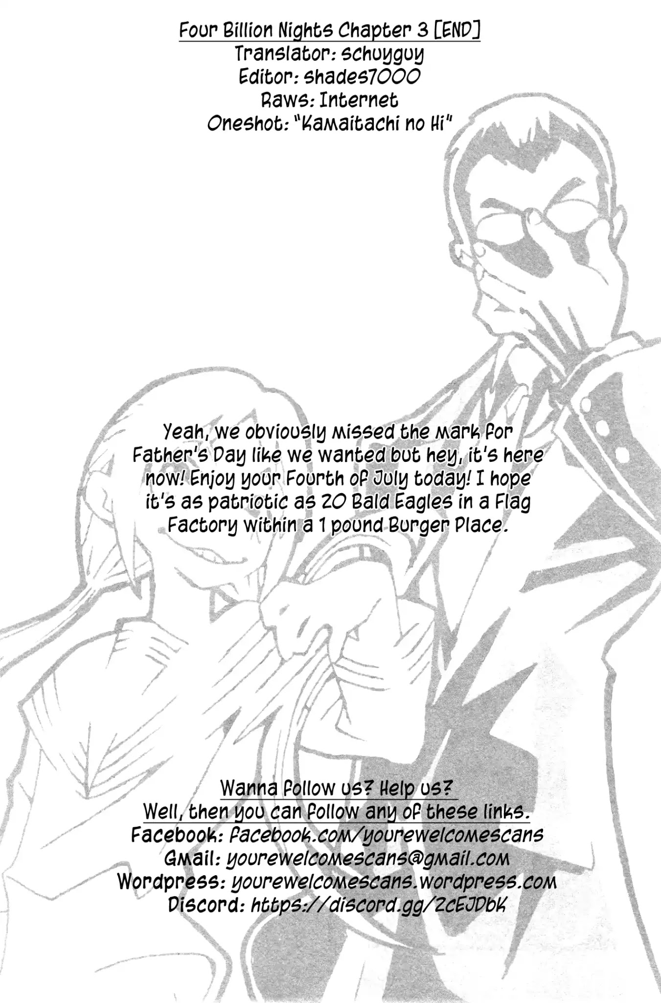 Four Billion Nights Chapter 3 page 66 - Chapter 3 [END] - Kamaitachi no Hi