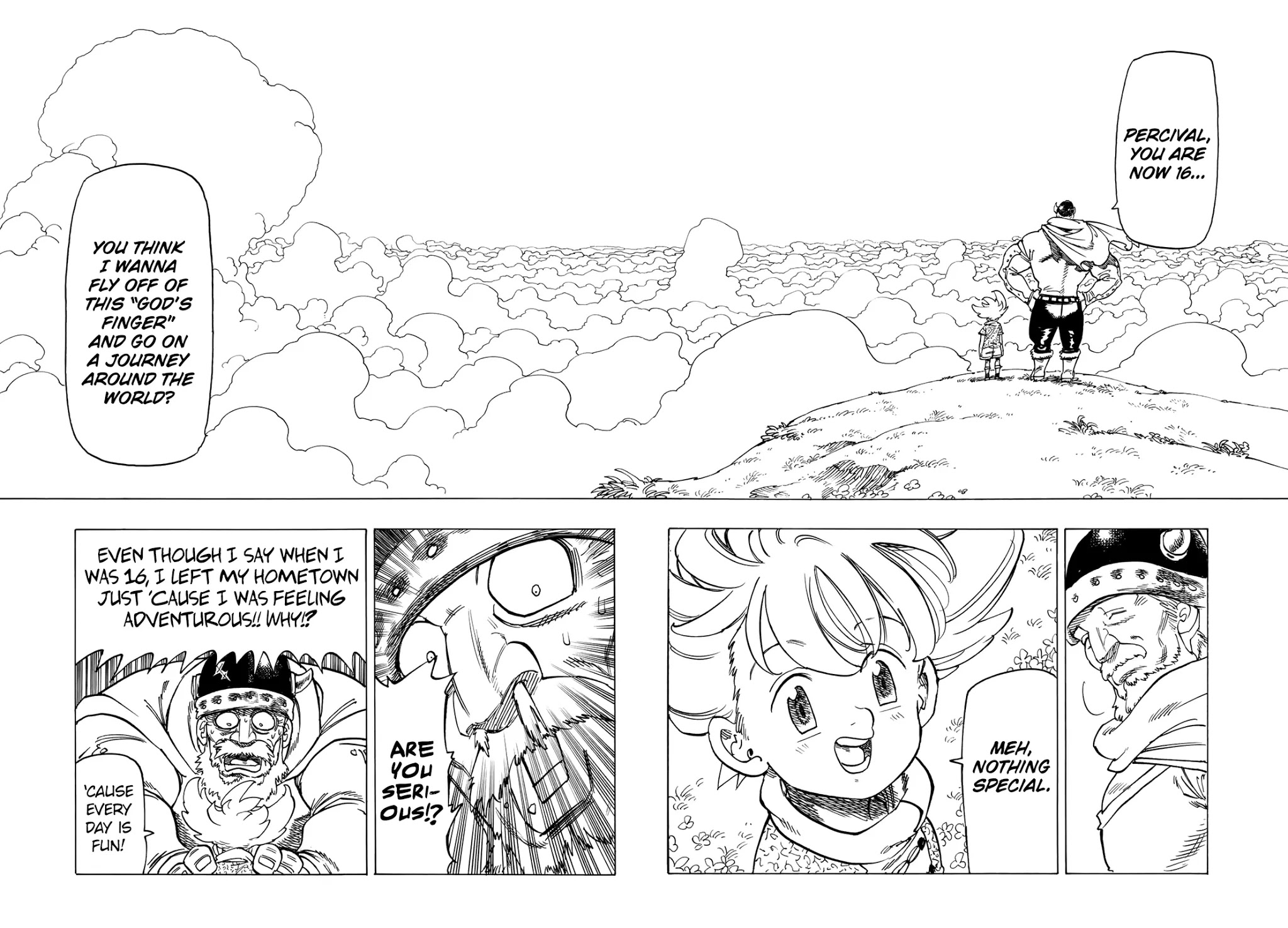 Four Knights of the Apocalypse Chapter 1 page 21 - Chapter 1: The Boy Sets Off