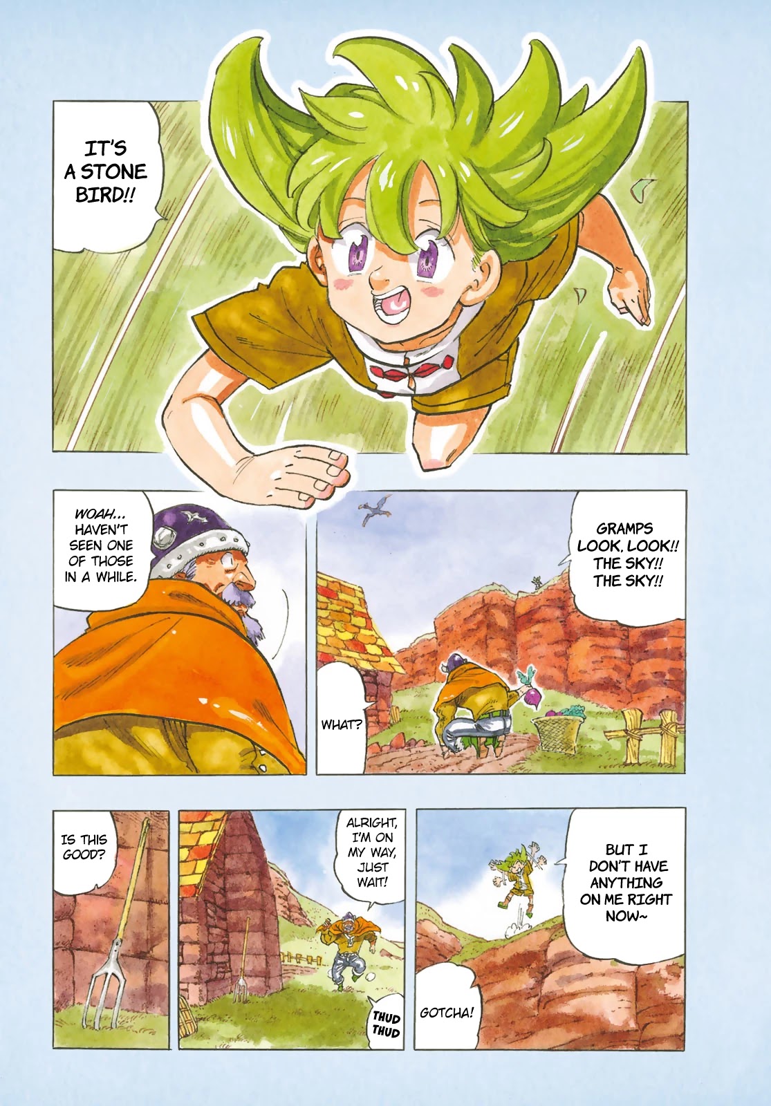 Four Knights of the Apocalypse Chapter 1 page 7 - Chapter 1: The Boy Sets Off