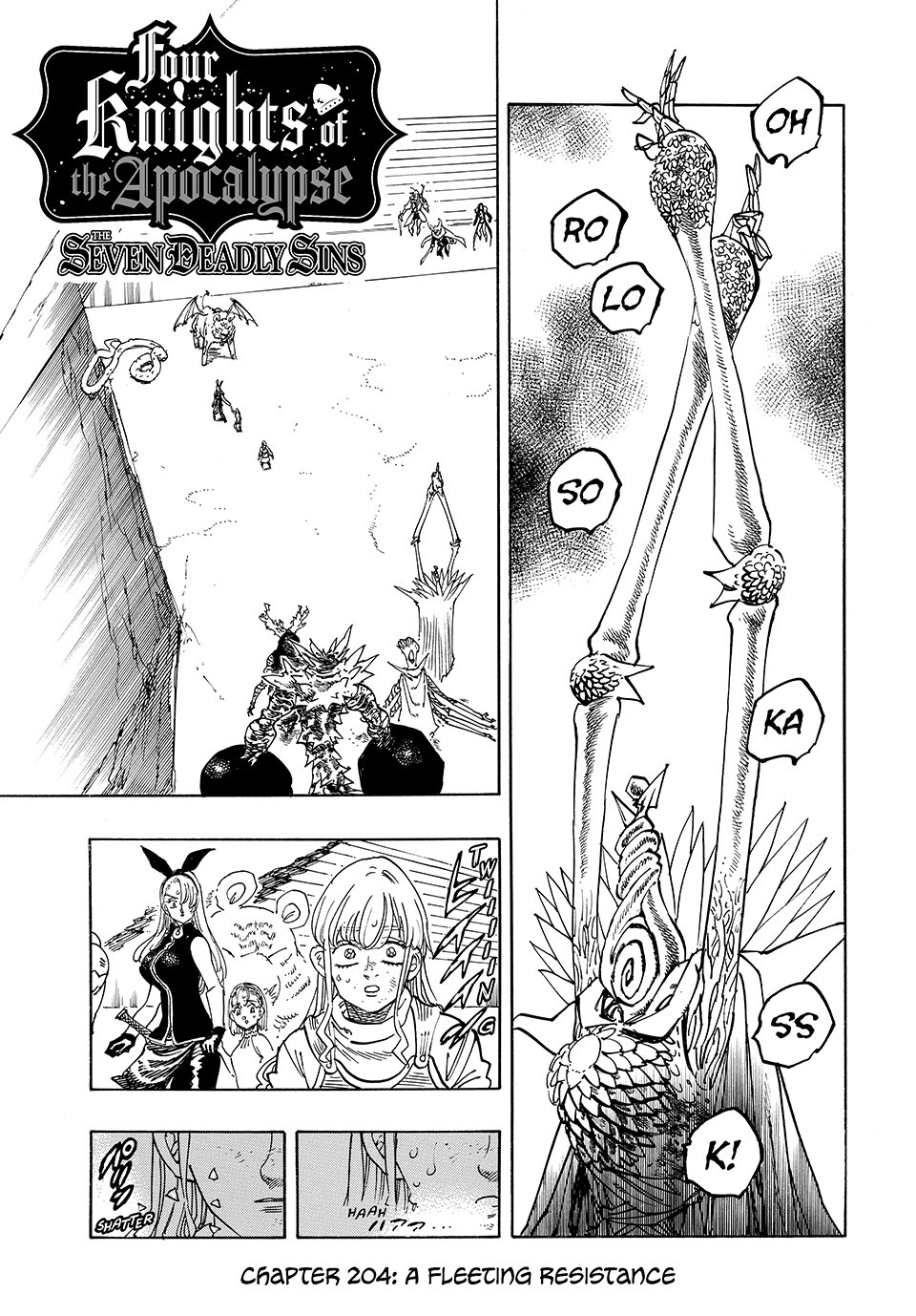 Four Knights of the Apocalypse Chapter 204 page 1 - Chapter 204: A FLEETING RESISTANCE