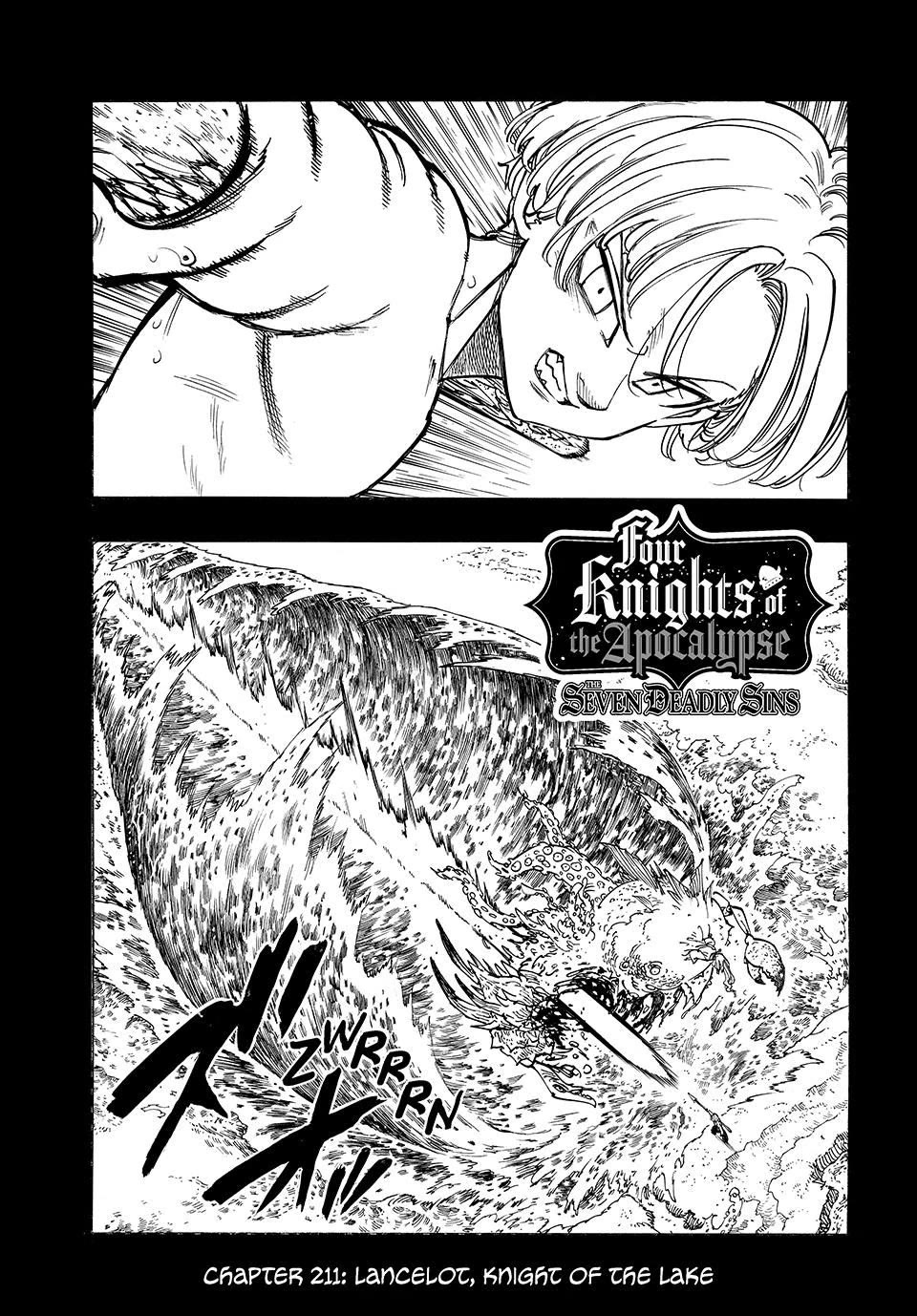 Four Knights of the Apocalypse Chapter 211 page 1 - Chapter 211: LANCELOT, KNIGHT OF THE LAKE