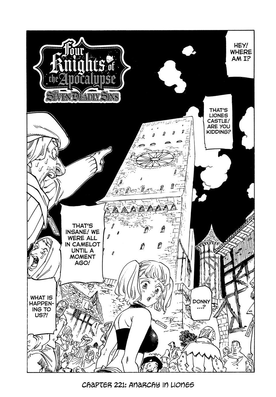 Four Knights of the Apocalypse Chapter 221 page 1 - Chapter 221: ANARCHY IN LIONES