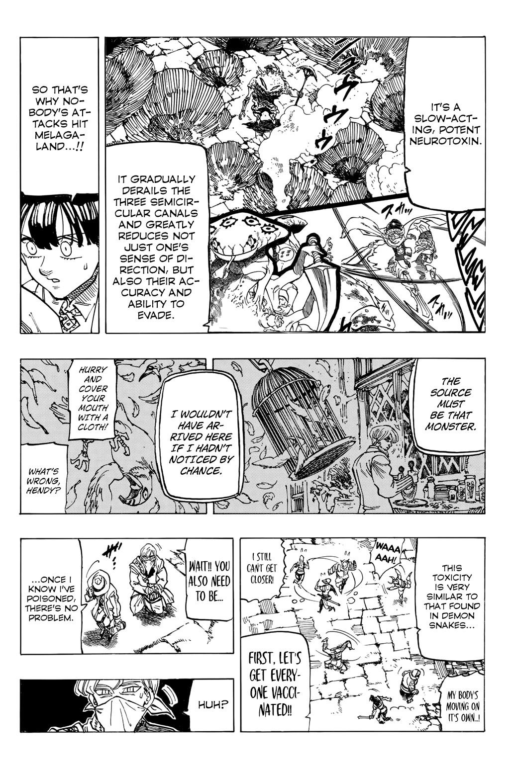 Four Knights of the Apocalypse Chapter 74 page 11 - Chapter 74: ROYAL HOLY KNIGHTS VS. MELAGALAND!