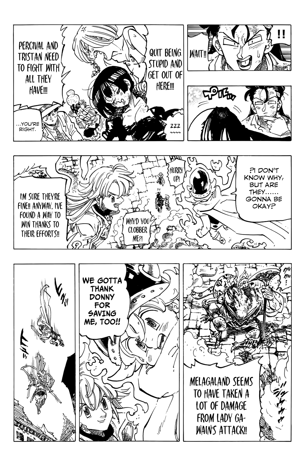 Four Knights of the Apocalypse Chapter 74 page 6 - Chapter 74: ROYAL HOLY KNIGHTS VS. MELAGALAND!