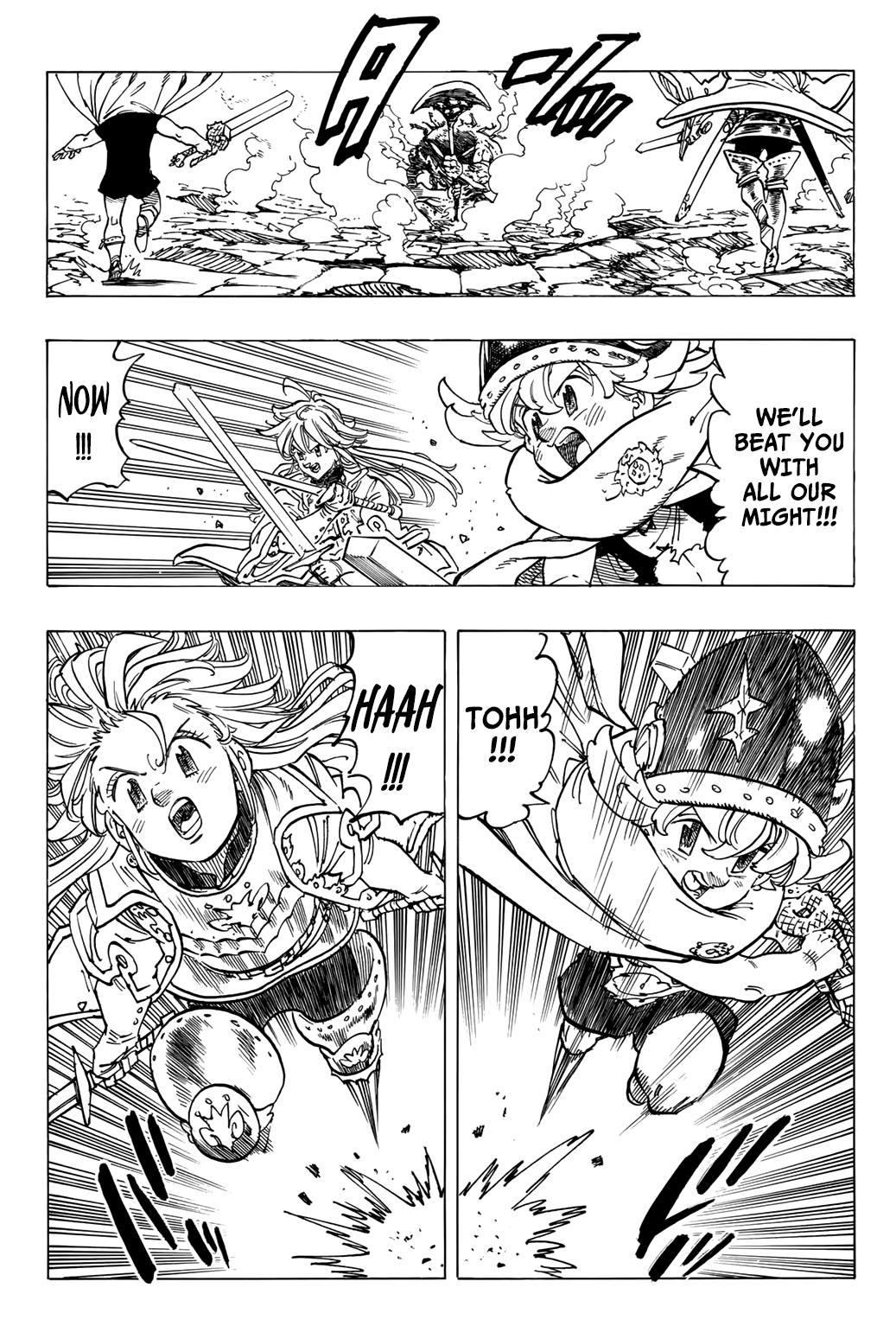 Four Knights of the Apocalypse Chapter 74 page 7 - Chapter 74: ROYAL HOLY KNIGHTS VS. MELAGALAND!