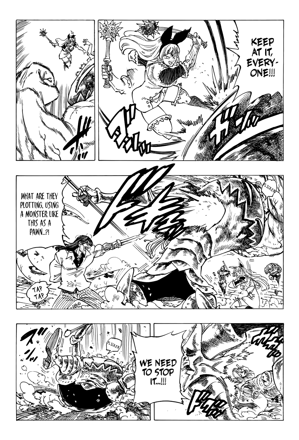 Four Knights of the Apocalypse Chapter 75 page 3 - Chapter 75: Royal Holy Knights vs. Melagaland