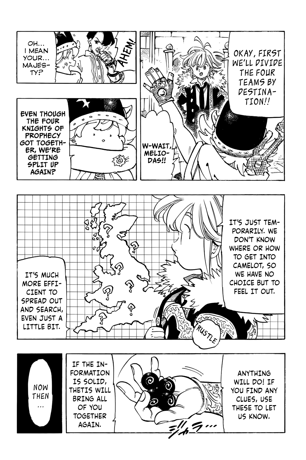 Four Knights of the Apocalypse Chapter 89 page 5 - Chapter 89: The Four Knights Set Out!!