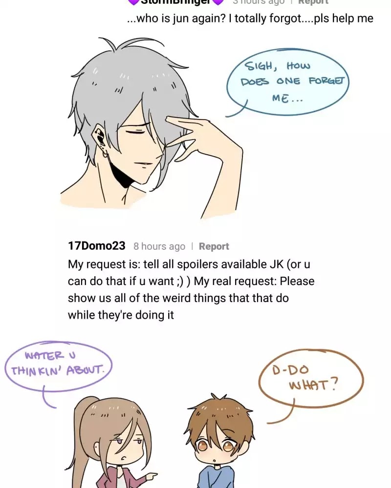 Four Quarters Chapter 49 page 3 - Chapter 49: O&A | OFFICIAL DISCORD