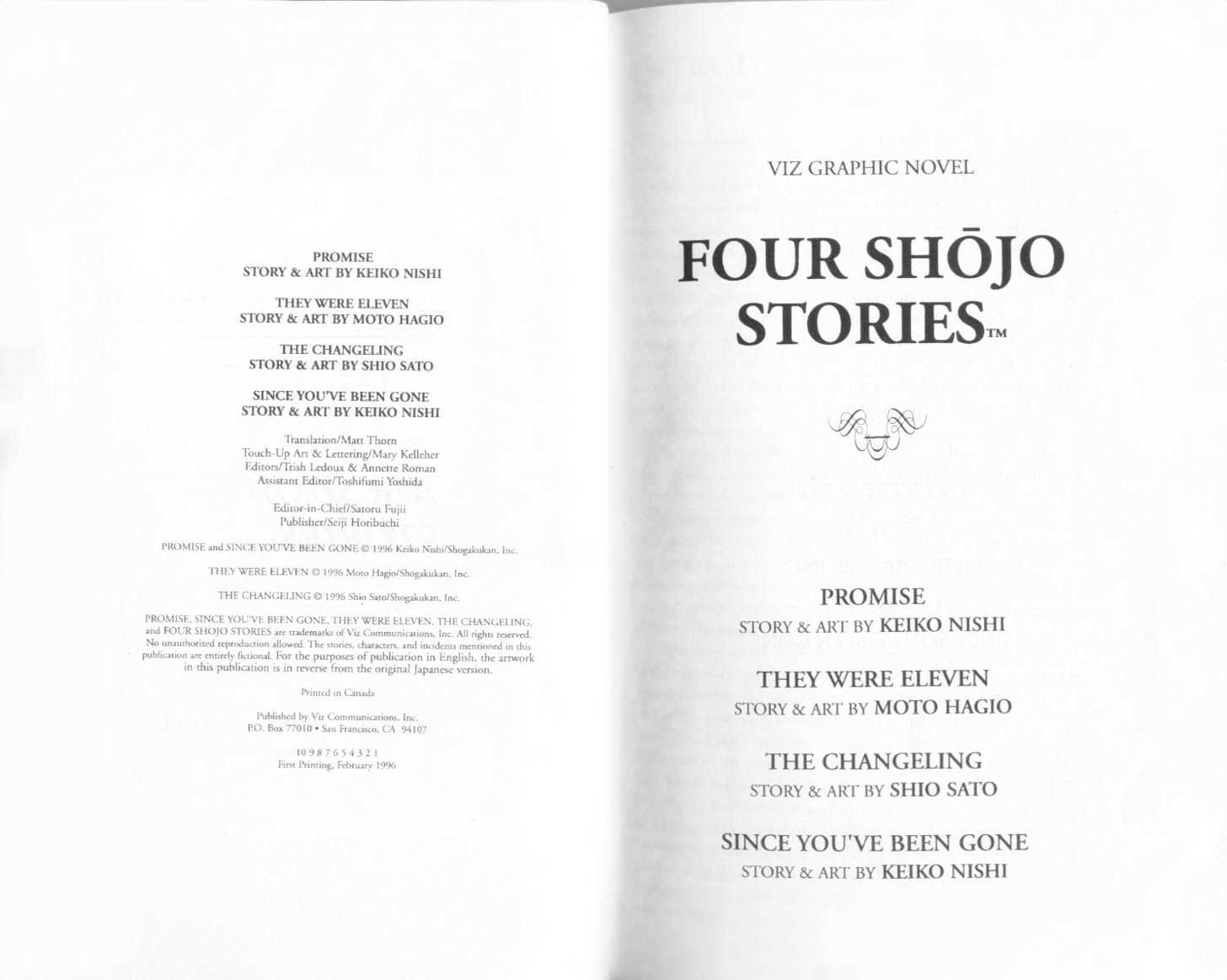 Four Shoujo Stories Chapter 1 page 3 - Chapter 1 : Story 1