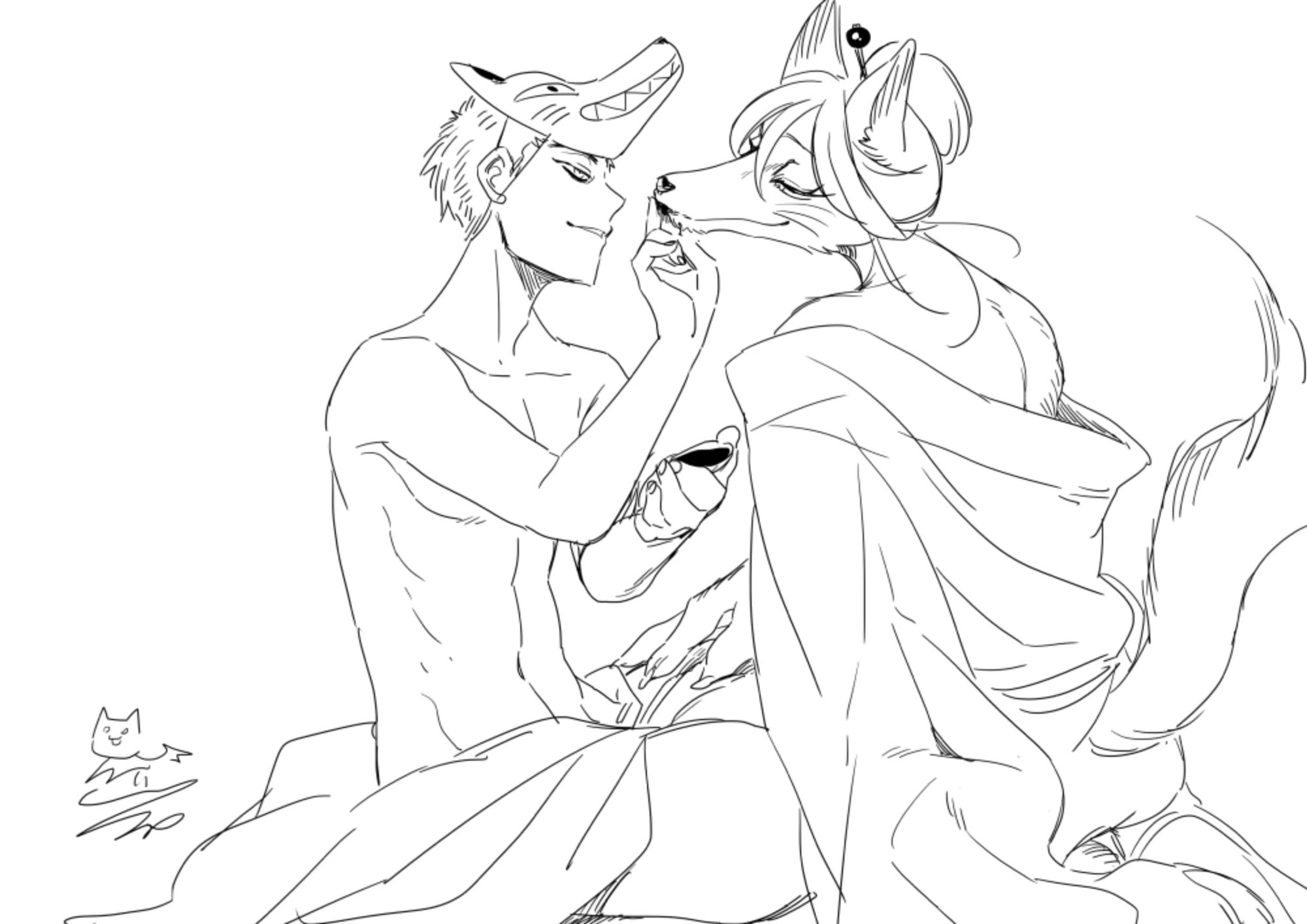 Fox-Faced Husband And Wife Chapter 34.2 page 12 - Chapter 34.2: Concept 2