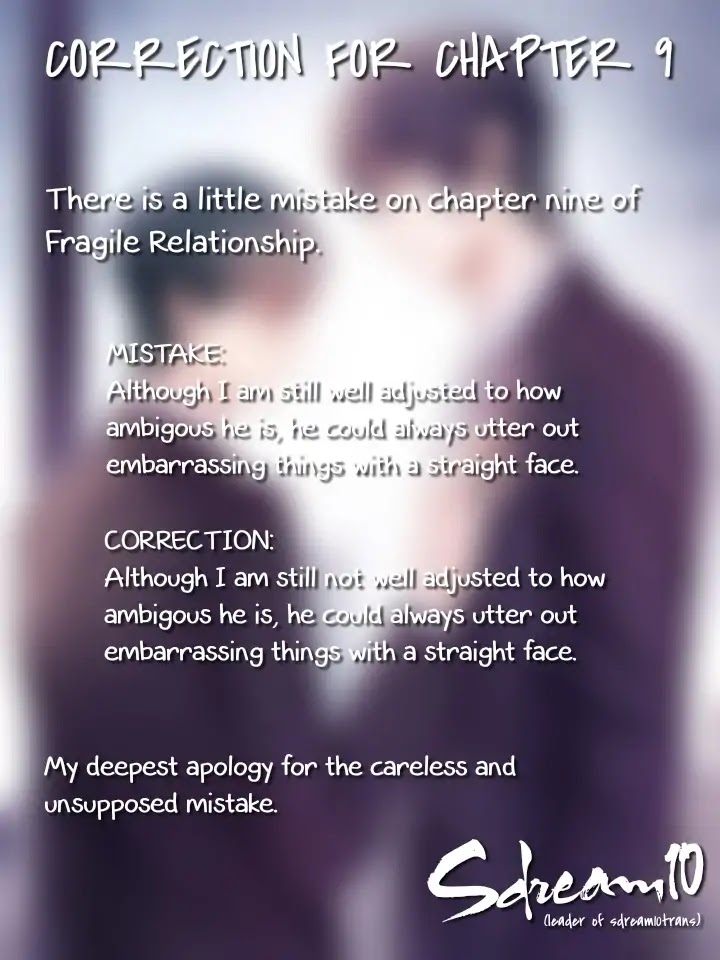 Fragile Relationship Chapter 9 page 20 - Chapter 9: I'll Go If You Go