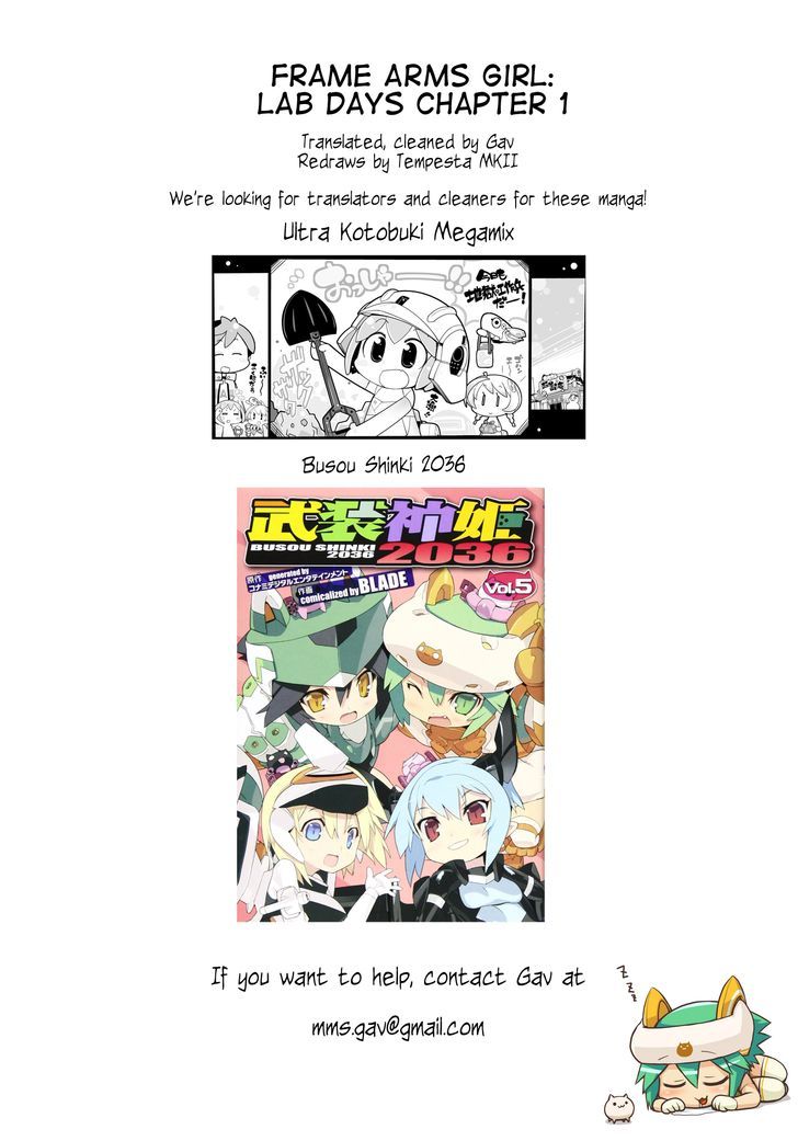 Frame Arms Girl: Lab Days Chapter 1 page 35 - Chapter 1