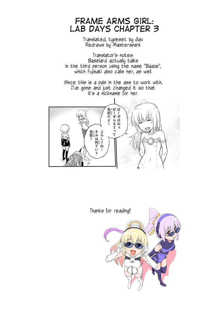 Frame Arms Girl: Lab Days Chapter 3 page 27 - Chapter 3
