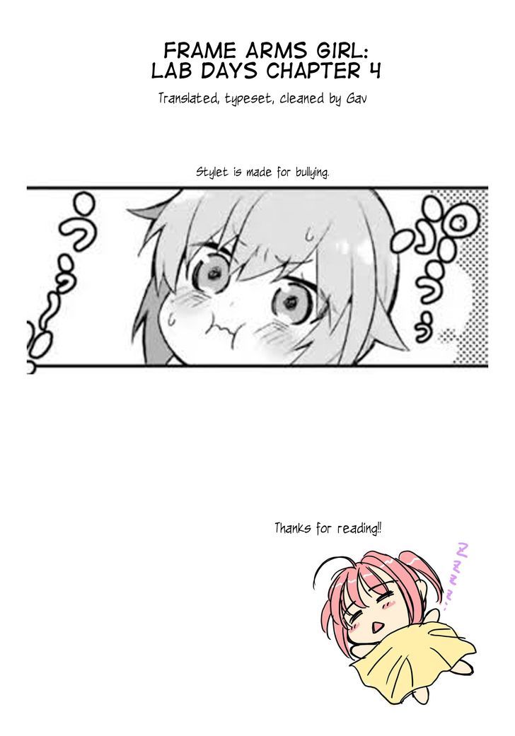 Frame Arms Girl: Lab Days Chapter 4 page 25 - Chapter 4