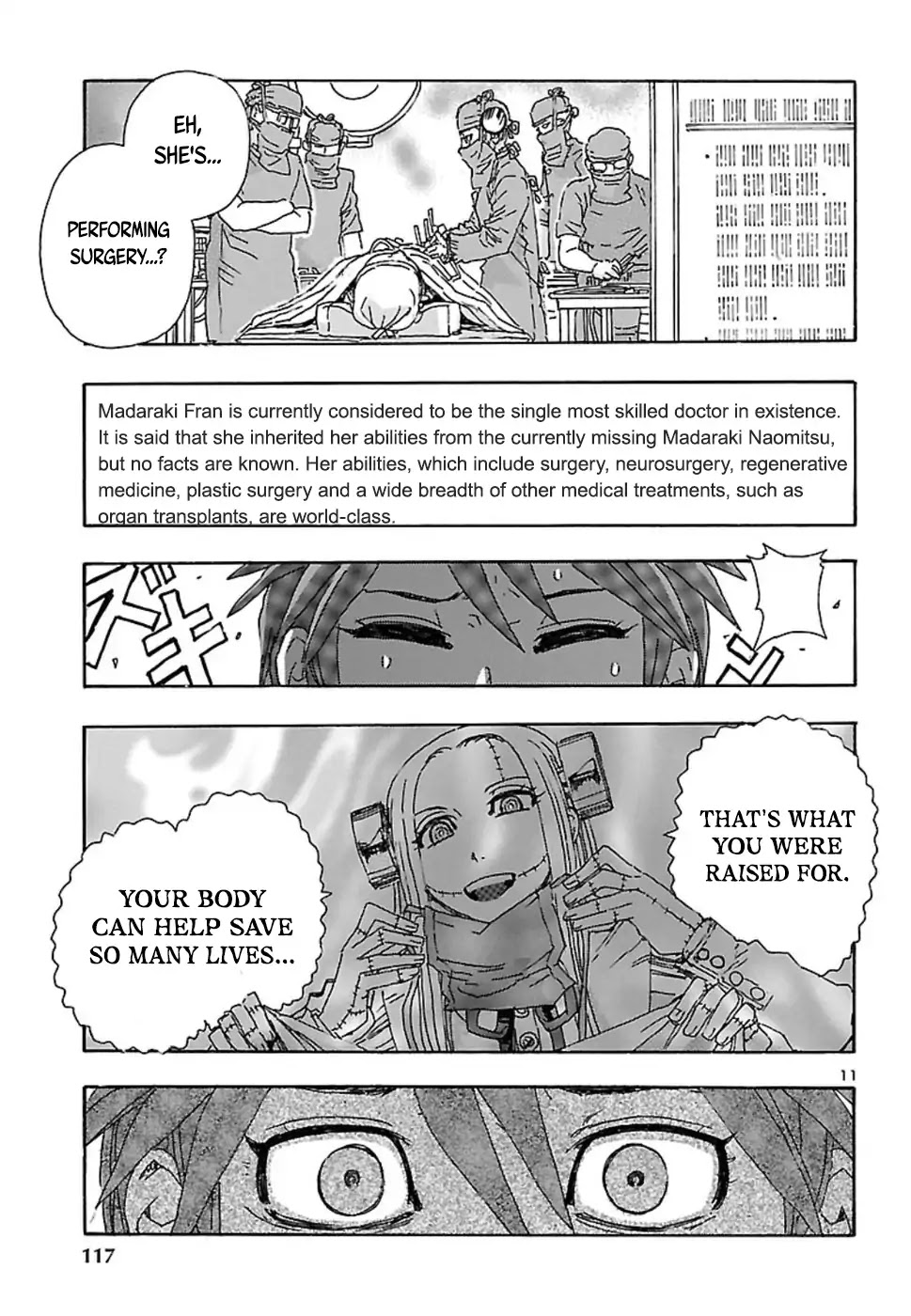 Franken Fran Frantic Chapter 1 page 11 - Chapter 1: Requiem for a Dream