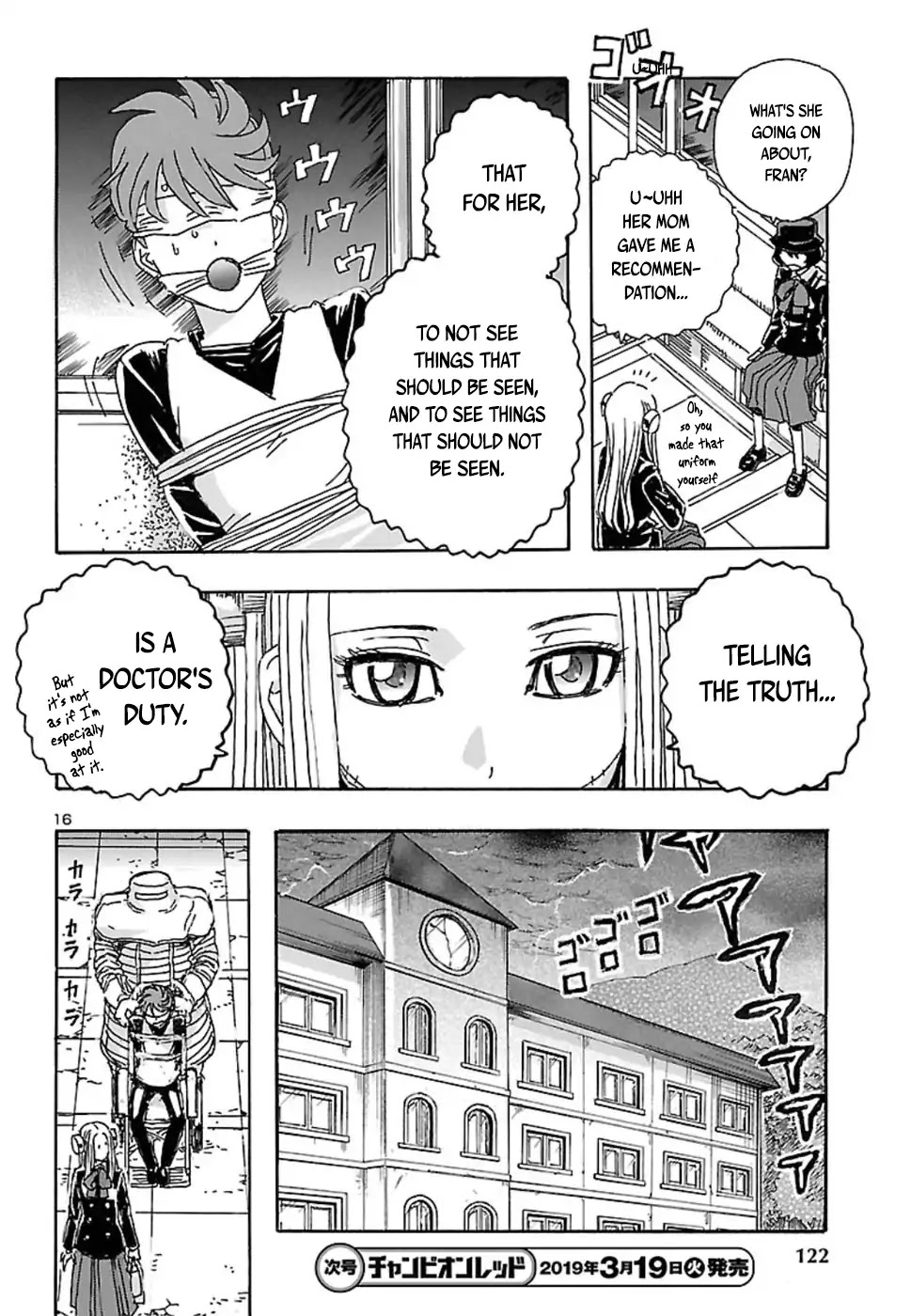 Franken Fran Frantic Chapter 1 page 16 - Chapter 1: Requiem for a Dream