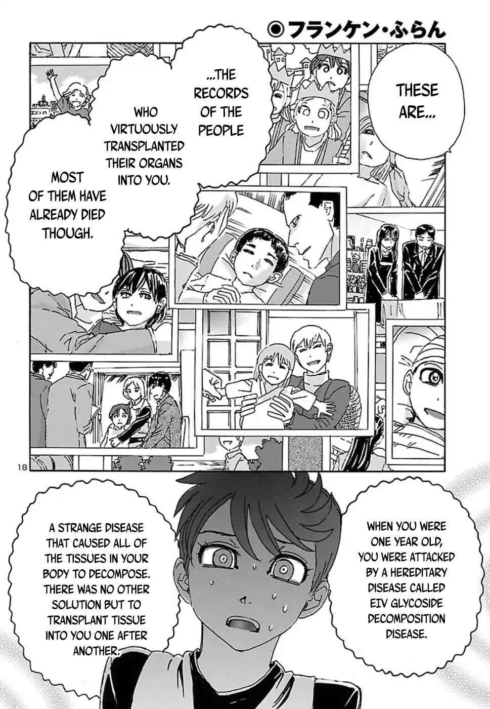Franken Fran Frantic Chapter 1 page 18 - Chapter 1: Requiem for a Dream