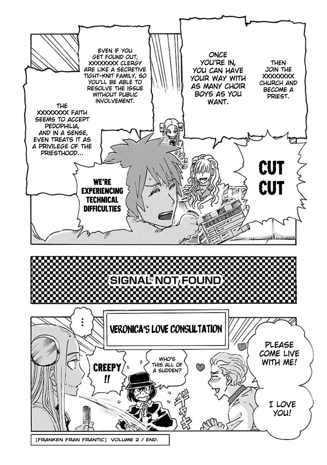 Franken Fran Frantic Chapter 10.5 page 4 - Chapter 10.5: Professor Gavrill's Love Consultation