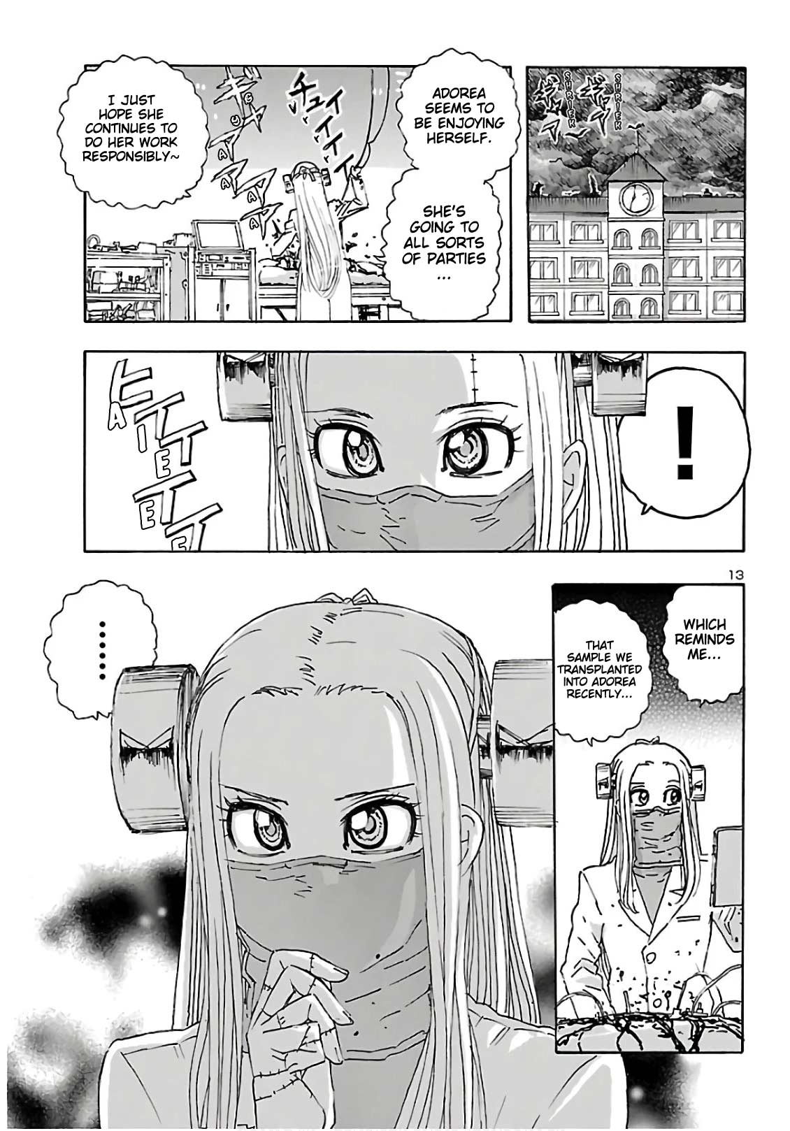 Franken Fran Frantic Chapter 13 page 14 - Chapter 13: Adorea's Love Story
