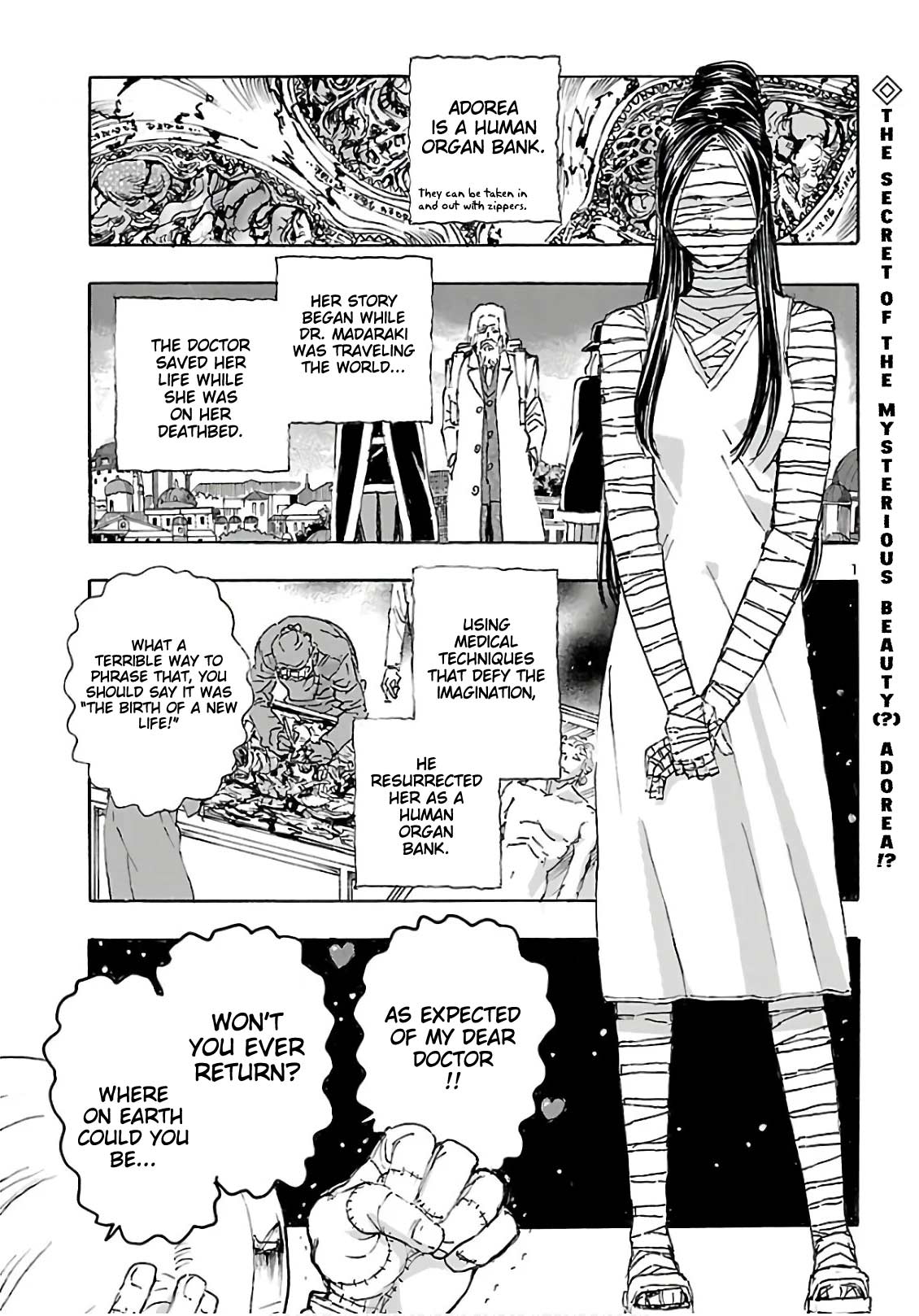 Franken Fran Frantic Chapter 13 page 2 - Chapter 13: Adorea's Love Story
