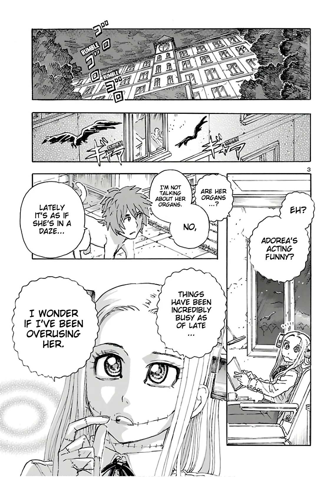 Franken Fran Frantic Chapter 13 page 4 - Chapter 13: Adorea's Love Story