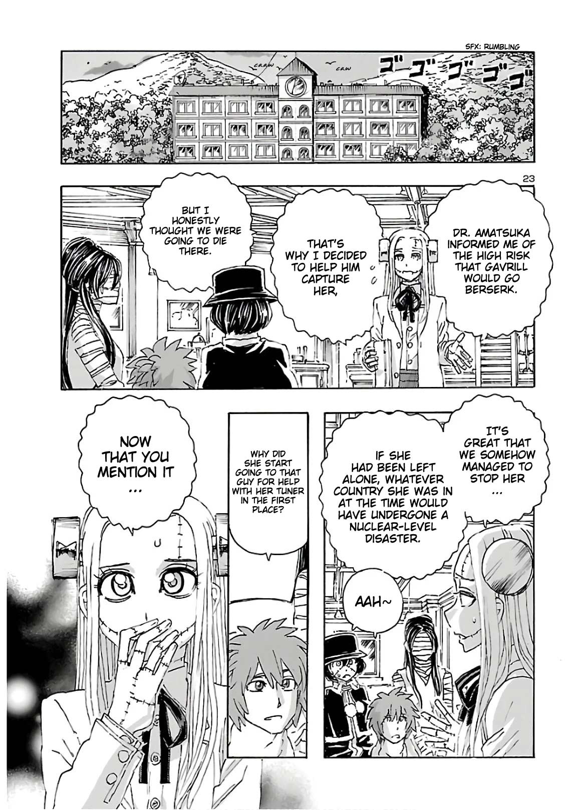Franken Fran Frantic Chapter 14 page 23 - Chapter 14: Long Way Home