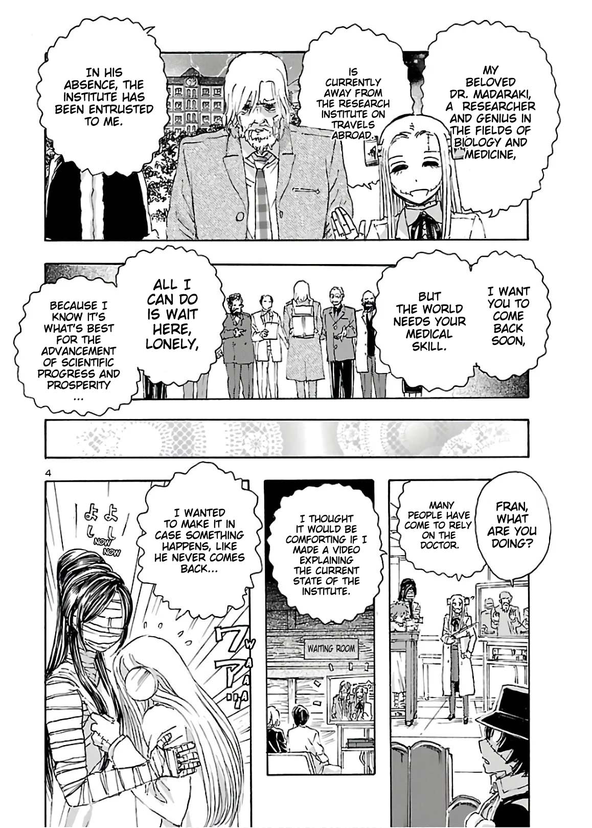 Franken Fran Frantic Chapter 14 page 4 - Chapter 14: Long Way Home