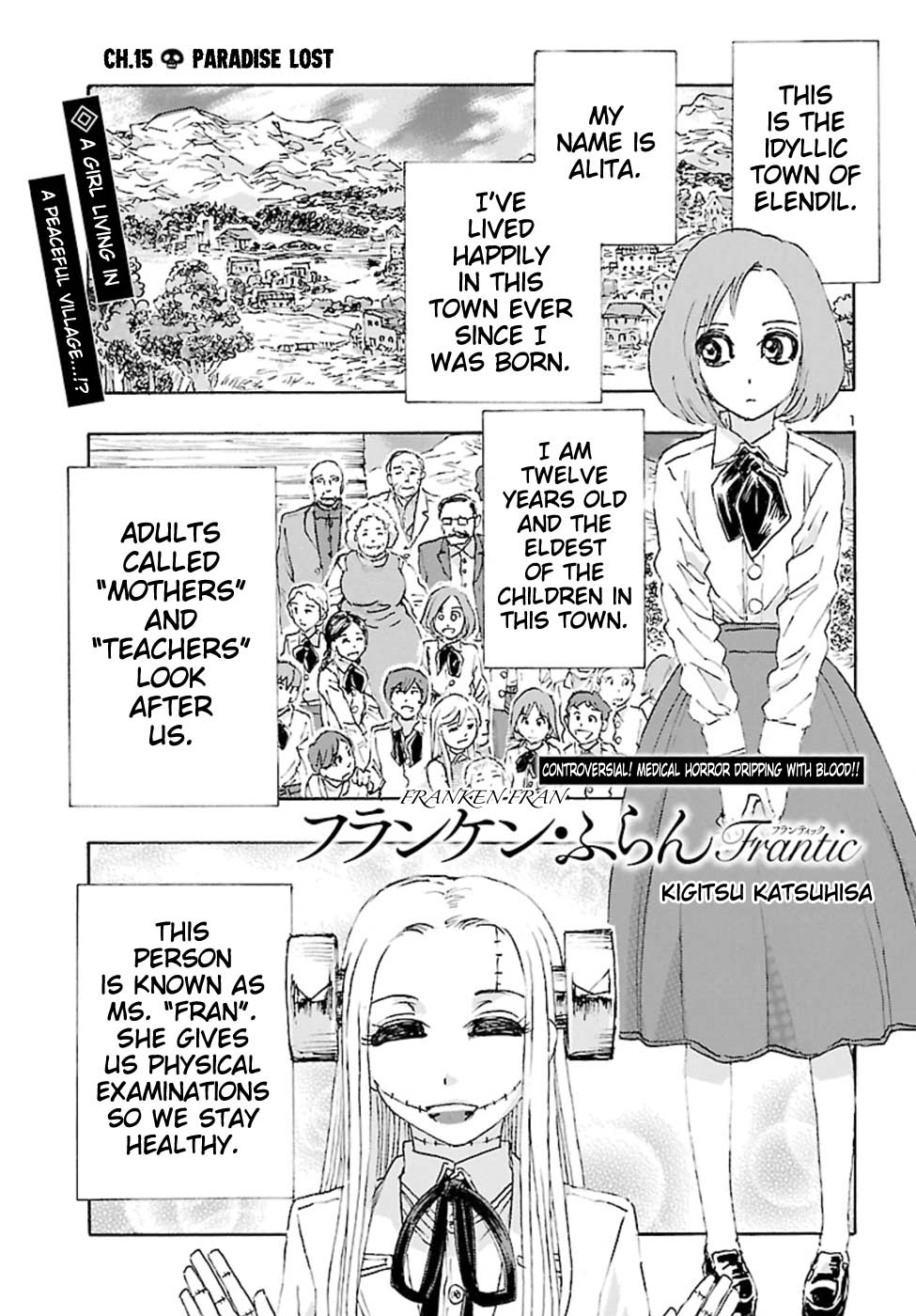 Franken Fran Frantic Chapter 15 page 1 - Chapter 15: Paradise Lost