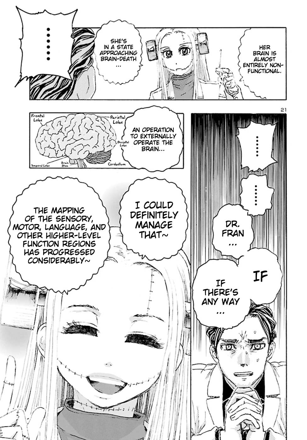 Franken Fran Frantic Chapter 16 page 20 - Chapter 16: Puppet Master