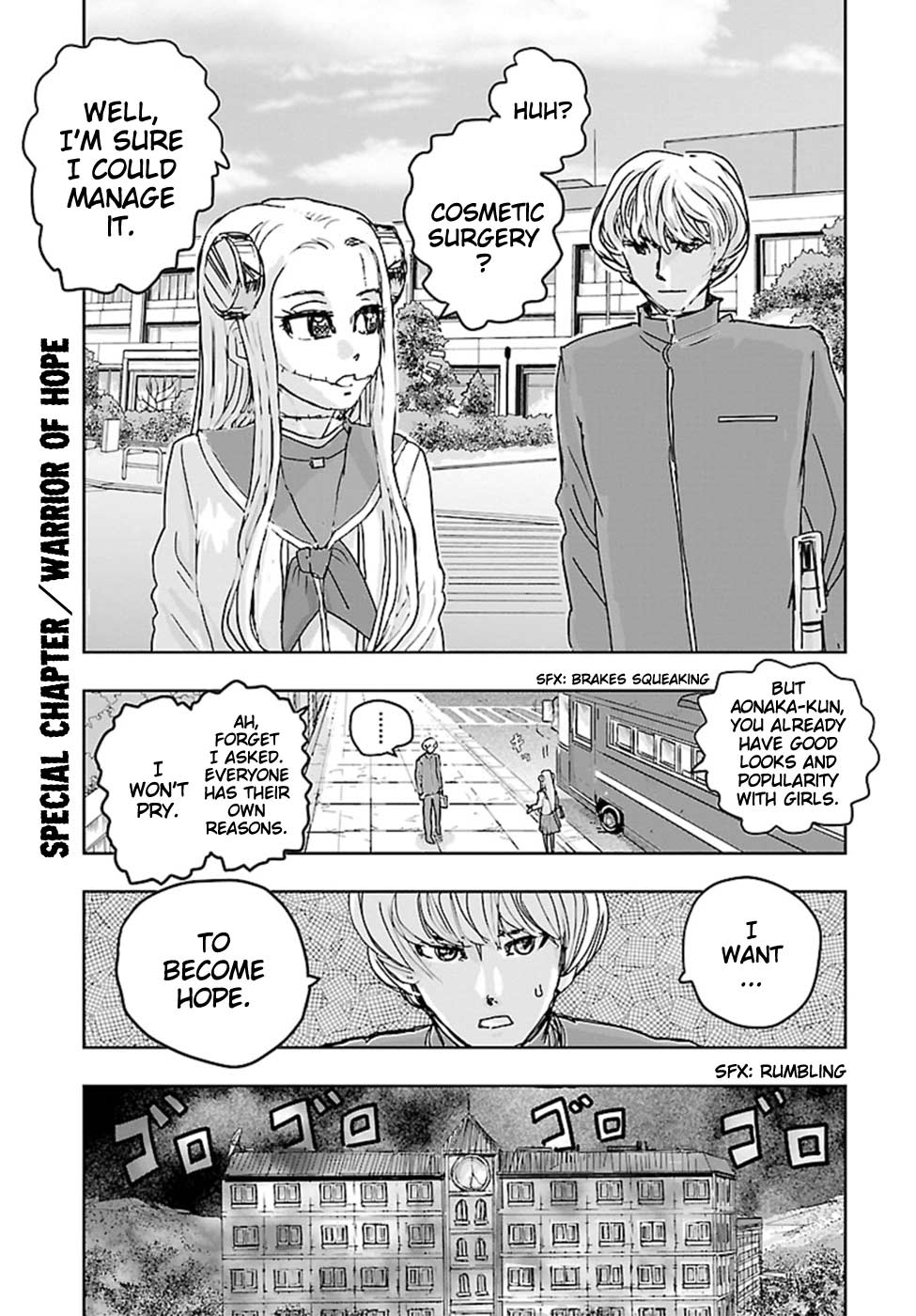 Franken Fran Frantic Chapter 17.5 page 1 - Chapter 17.5: Warrior of Hope