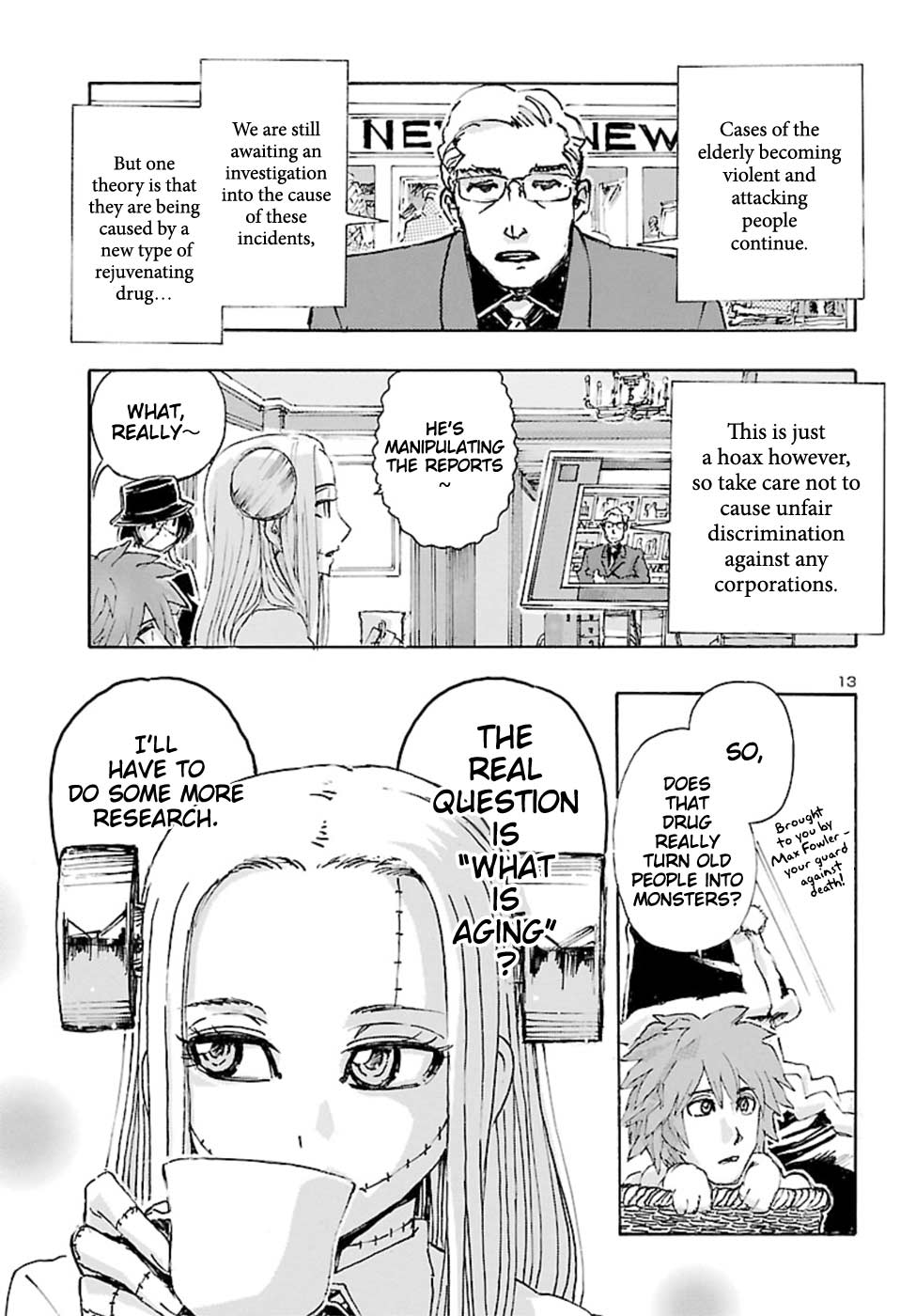 Franken Fran Frantic Chapter 17 page 12 - Chapter 17: The Man They Called Satan