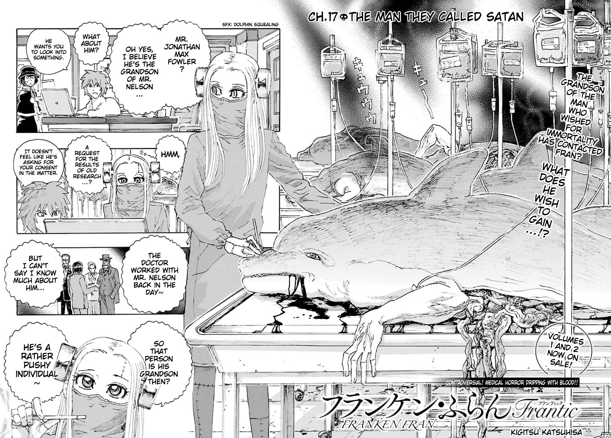 Franken Fran Frantic Chapter 17 page 2 - Chapter 17: The Man They Called Satan