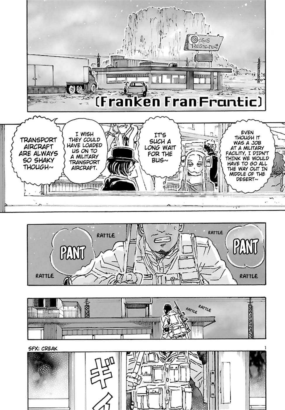 Franken Fran Frantic Chapter 18 page 1 - Chapter 18: Shoot the Invader