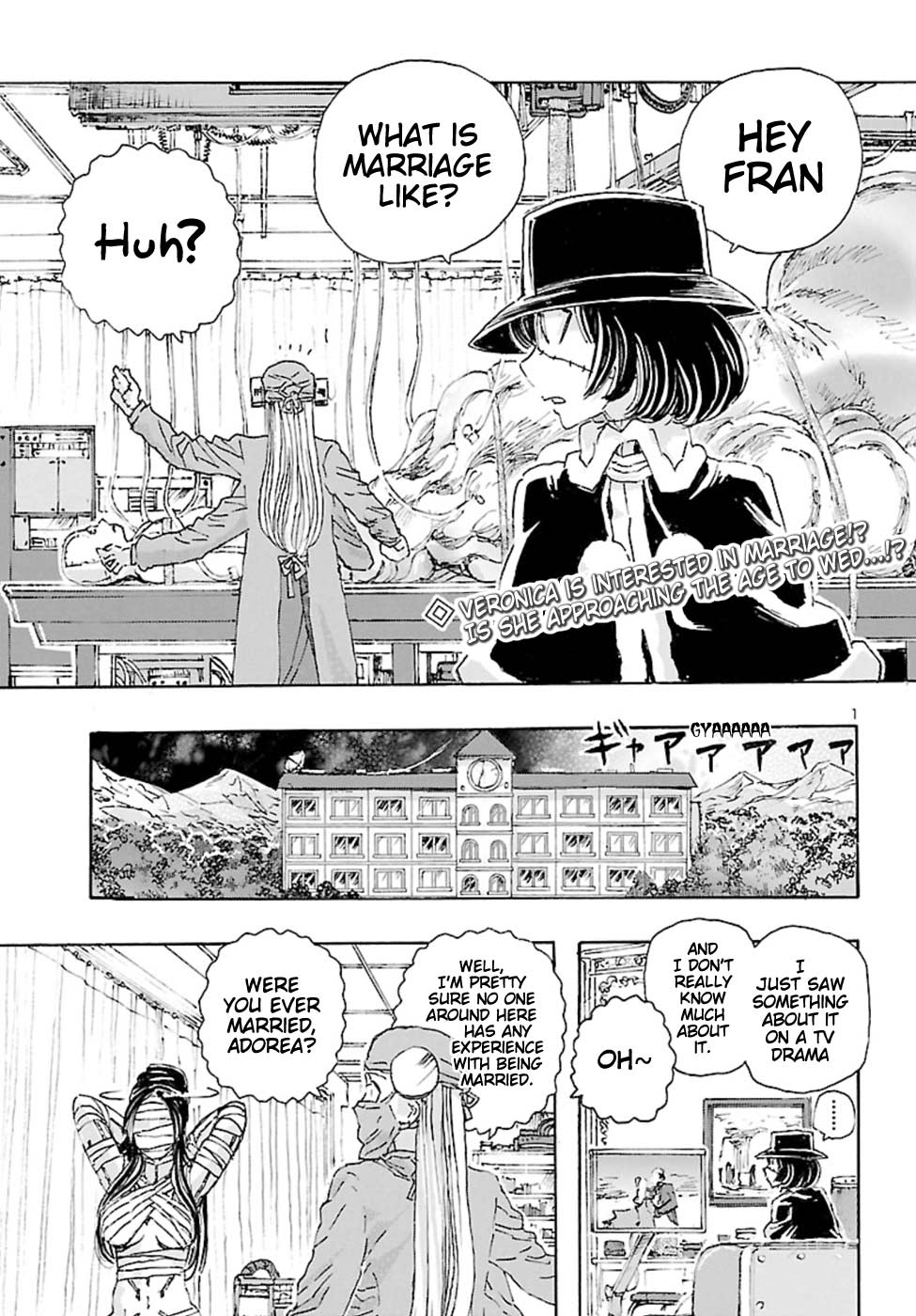 Franken Fran Frantic Chapter 19 page 1 - Chapter 19: Marriage Story