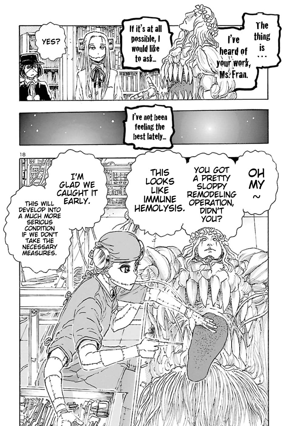 Franken Fran Frantic Chapter 21 page 17 - Chapter 21: Monstrous Whispers