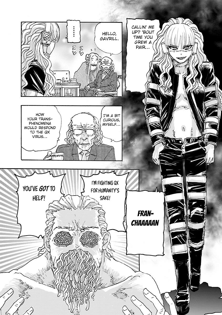 Franken Fran Frantic Chapter 24.5 page 2 - Chapter 24.5: Crabknight vs. Gavrill