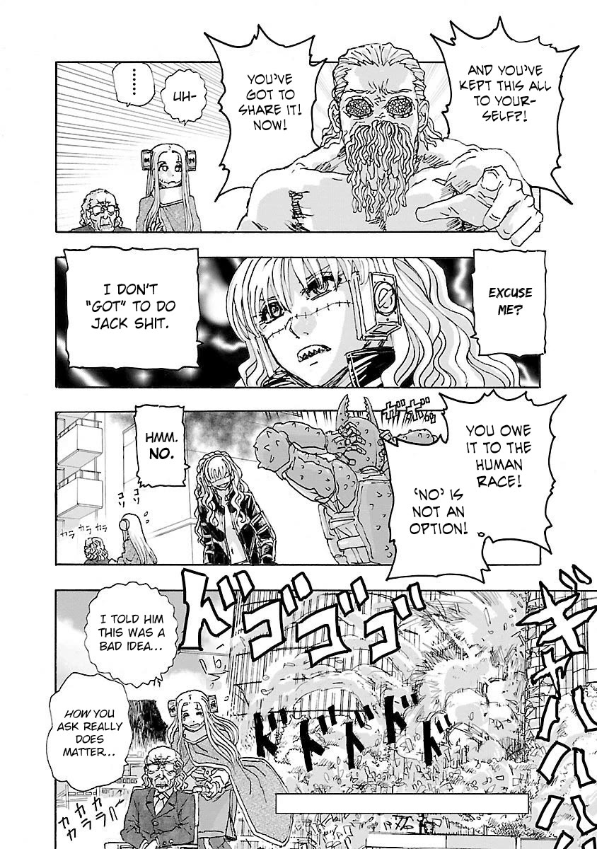 Franken Fran Frantic Chapter 24.5 page 4 - Chapter 24.5: Crabknight vs. Gavrill