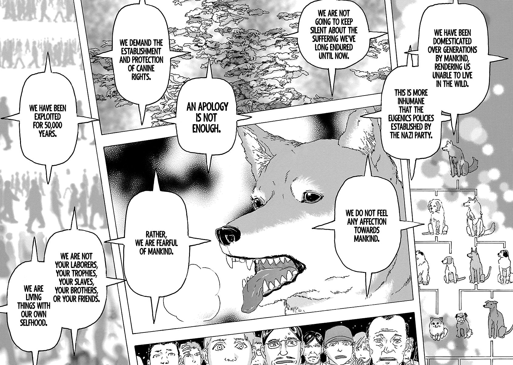 Franken Fran Frantic Chapter 3.3 page 17 - Chapter 3.3: Alice and The Rabbit's problem with canine rights.