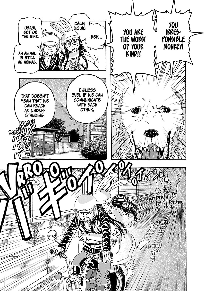 Franken Fran Frantic Chapter 3.3 page 23 - Chapter 3.3: Alice and The Rabbit's problem with canine rights.