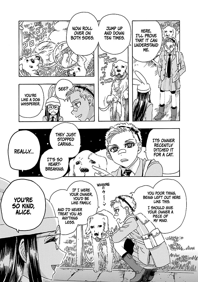 Franken Fran Frantic Chapter 3.3 page 6 - Chapter 3.3: Alice and The Rabbit's problem with canine rights.