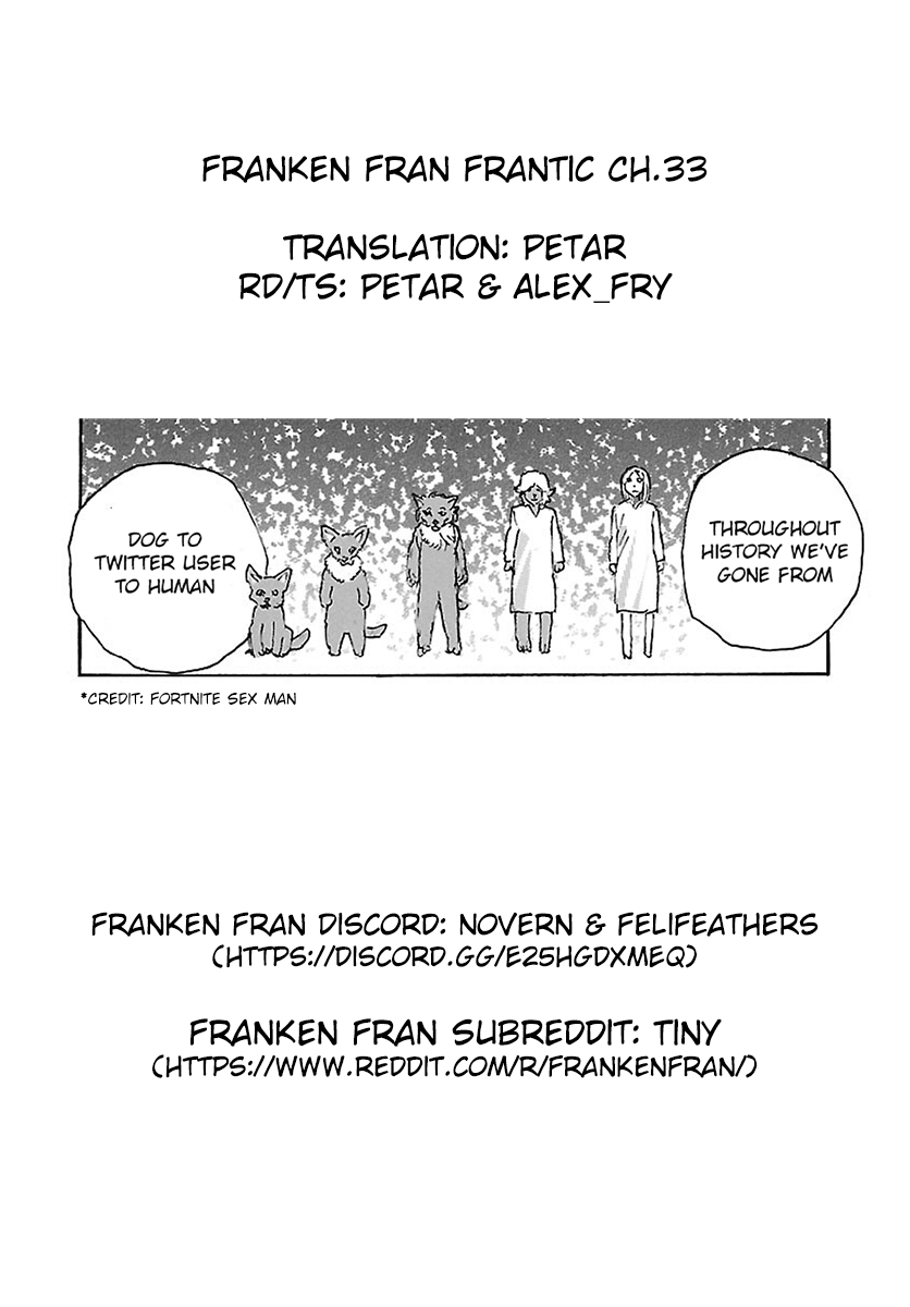 Franken Fran Frantic Chapter 33 page 23 - Chapter 33: Animal Welfare
