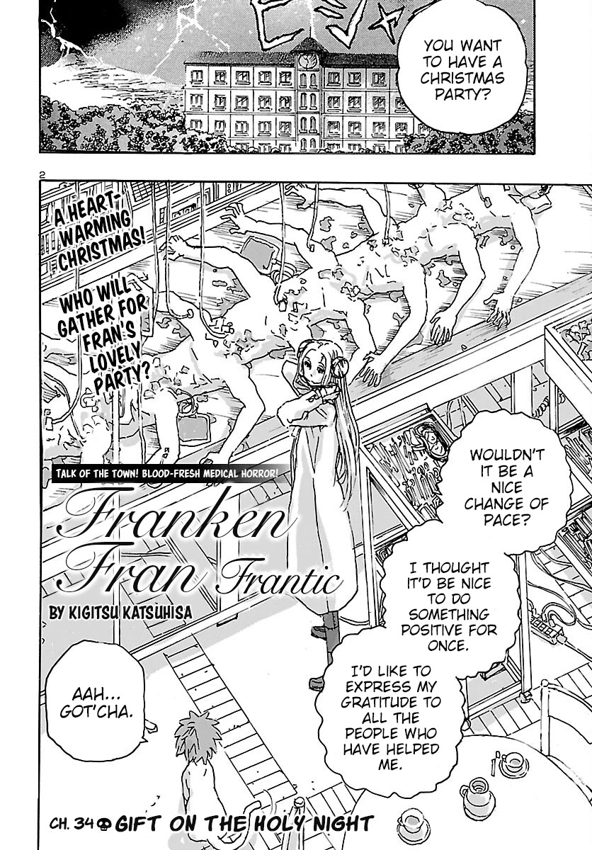 Franken Fran Frantic Chapter 34 page 2 - Chapter 34: Gift on the Holy Night