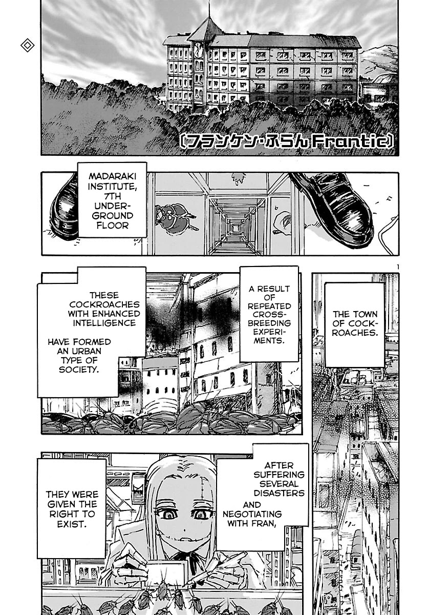 Franken Fran Frantic Chapter 35 page 1 - Chapter 35: Cockroach Town