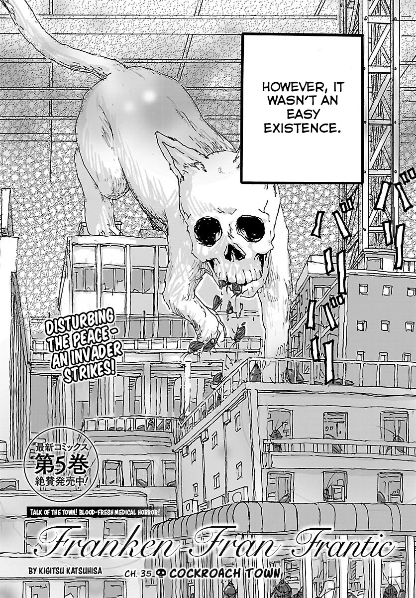 Franken Fran Frantic Chapter 35 page 2 - Chapter 35: Cockroach Town