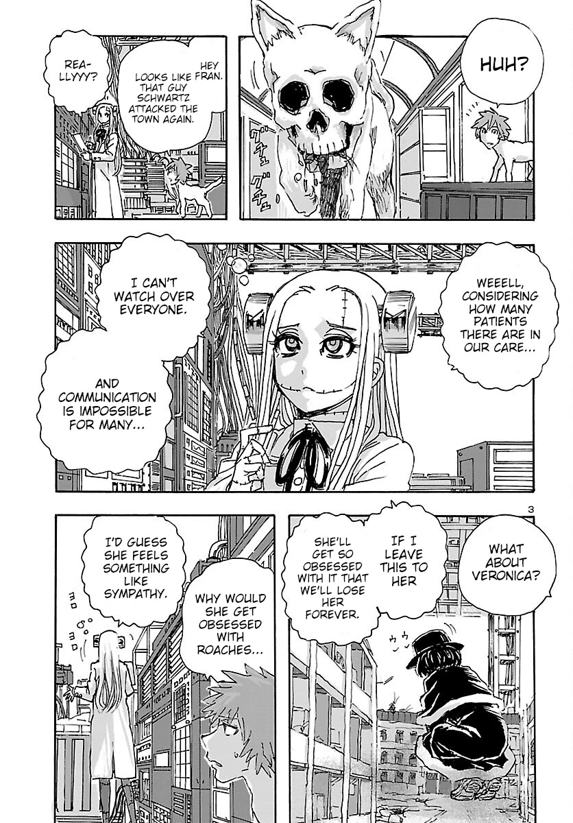 Franken Fran Frantic Chapter 35 page 3 - Chapter 35: Cockroach Town