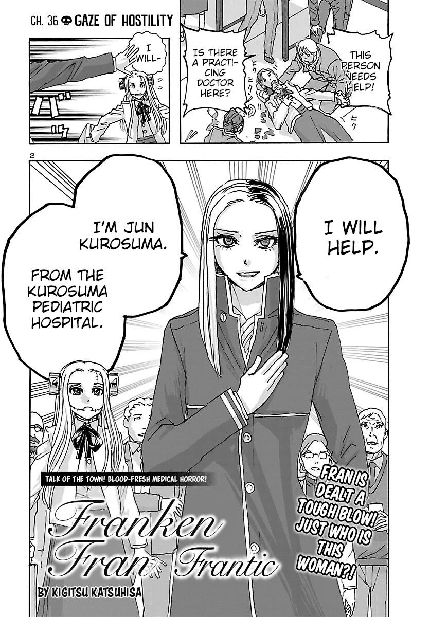 Franken Fran Frantic Chapter 36 page 2 - Chapter 36: Gaze of Hostility