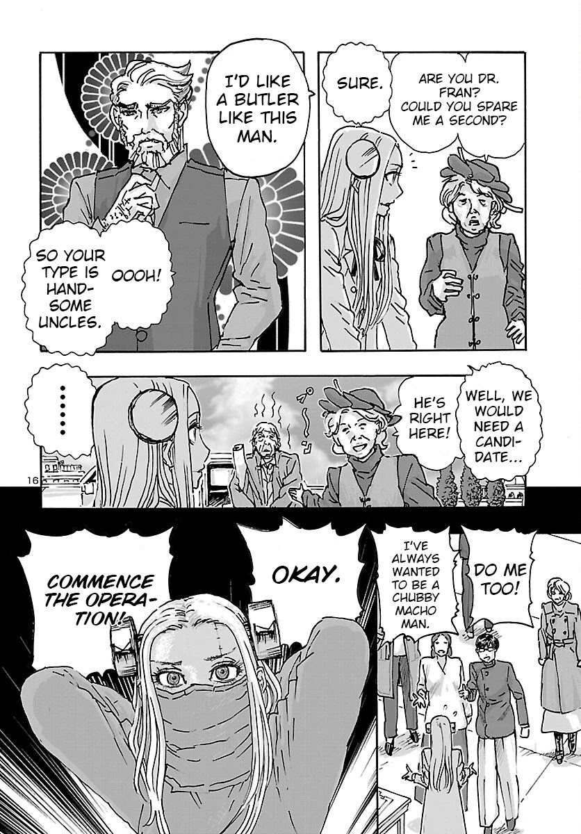 Franken Fran Frantic Chapter 38 page 16 - Chapter 38: Woman Was the Sun